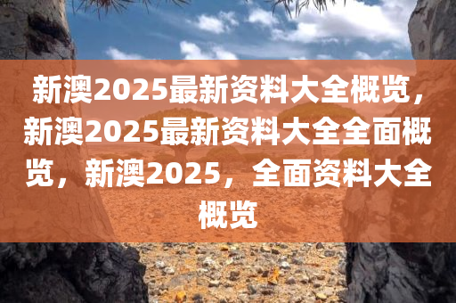 新澳2025年最新版资料,新澳2025年最新资料概览